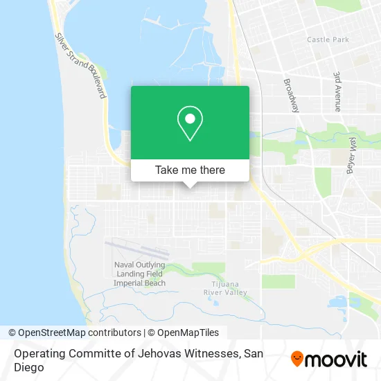 Mapa de Operating Committe of Jehovas Witnesses