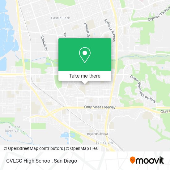 Mapa de CVLCC High School