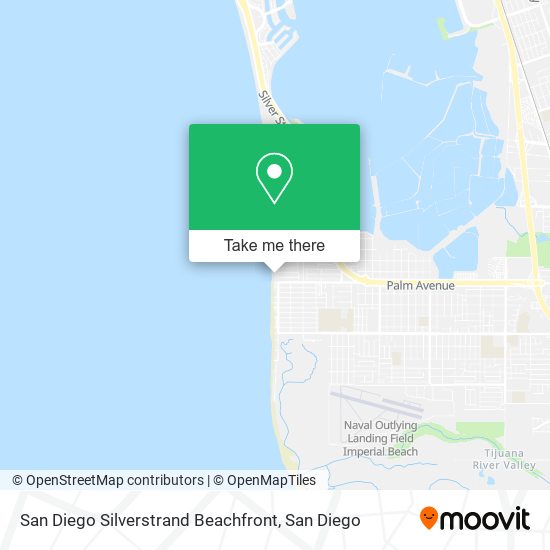 San Diego Silverstrand Beachfront map
