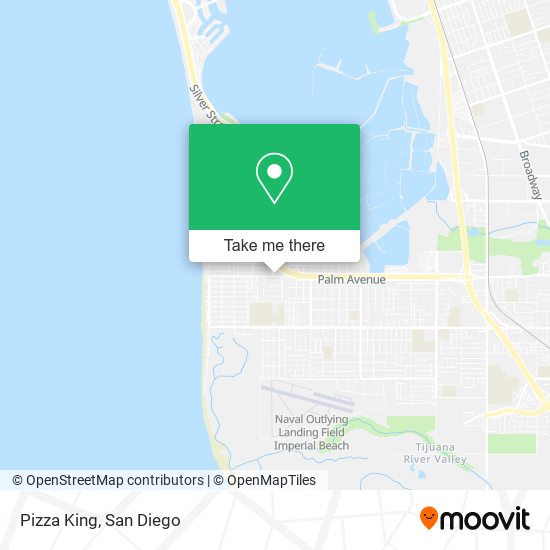 Mapa de Pizza King