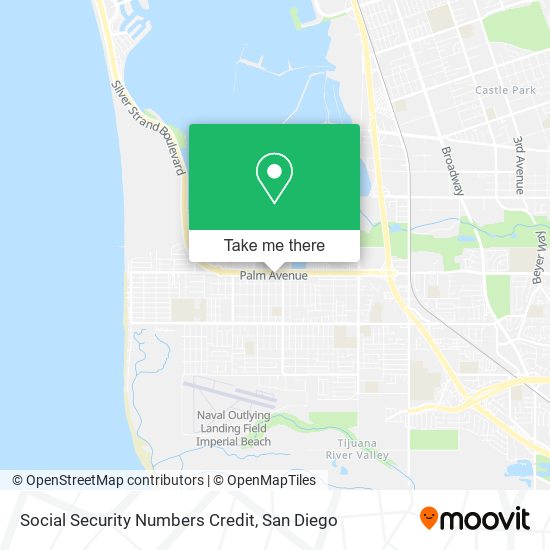Social Security Numbers Credit map