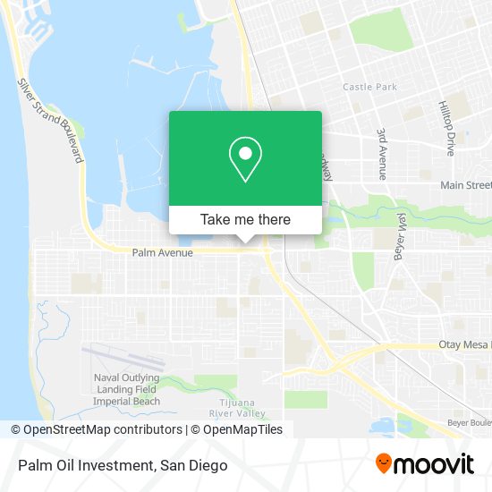 Palm Oil Investment map