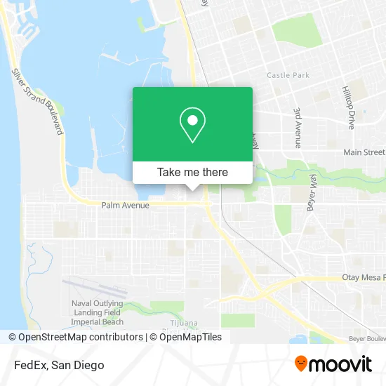 Mapa de FedEx