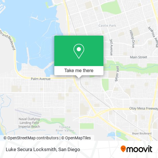 Luke Secura Locksmith map