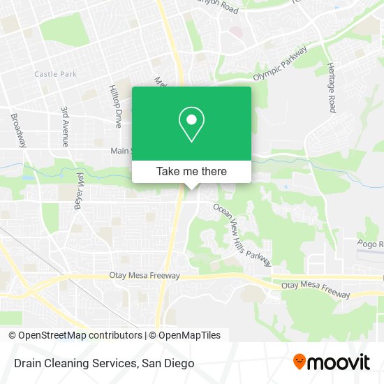 Drain Cleaning Services map