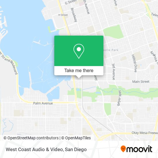 West Coast Audio & Video map