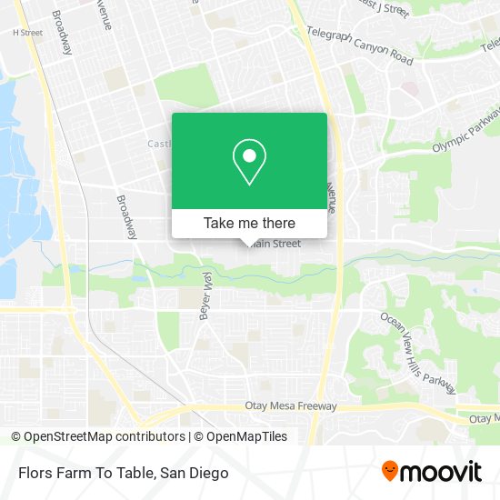 Mapa de Flors Farm To Table