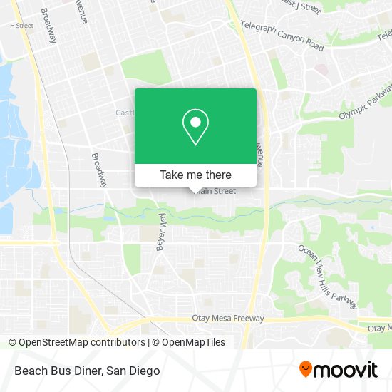 Mapa de Beach Bus Diner