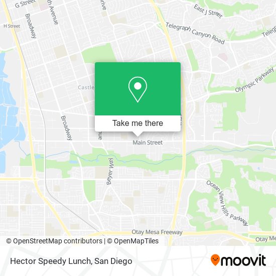 Hector Speedy Lunch map