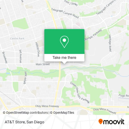 Mapa de AT&T Store