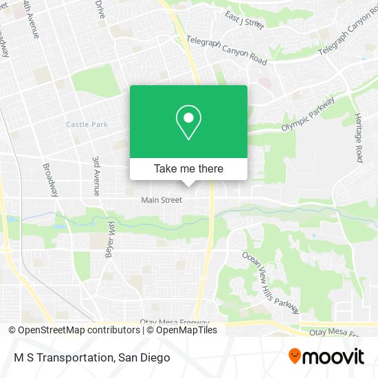 Mapa de M S Transportation