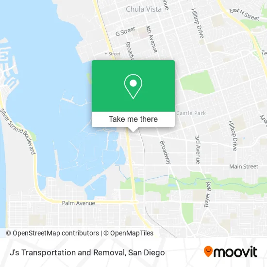 J's Transportation and Removal map