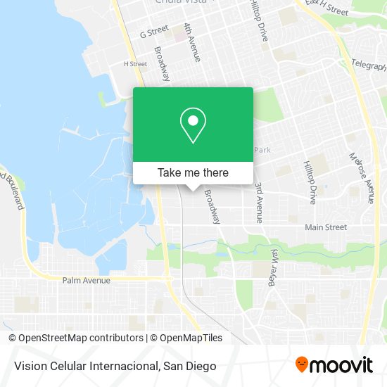 Vision Celular Internacional map