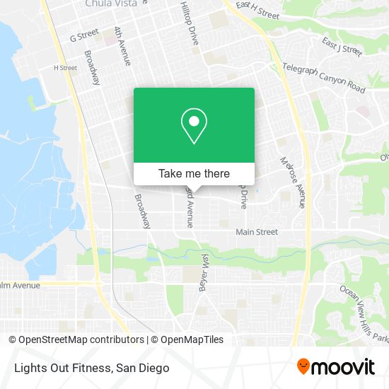 Lights Out Fitness map
