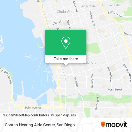 Costco Hearing Aide Center map