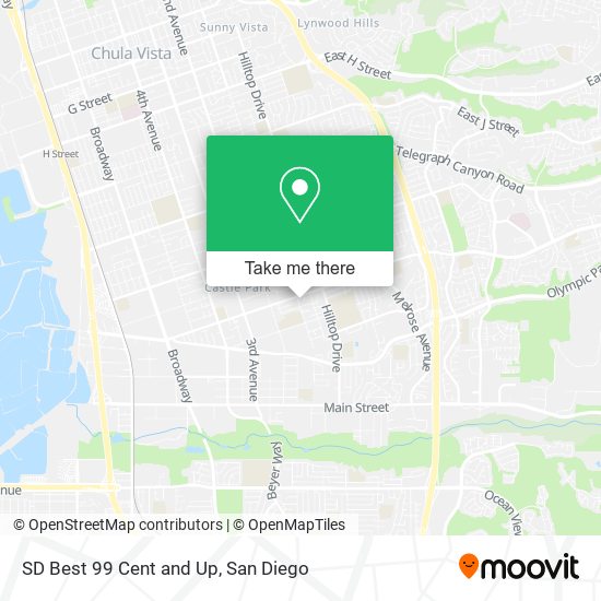 Mapa de SD Best 99 Cent and Up