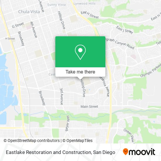 Eastlake Restoration and Construction map