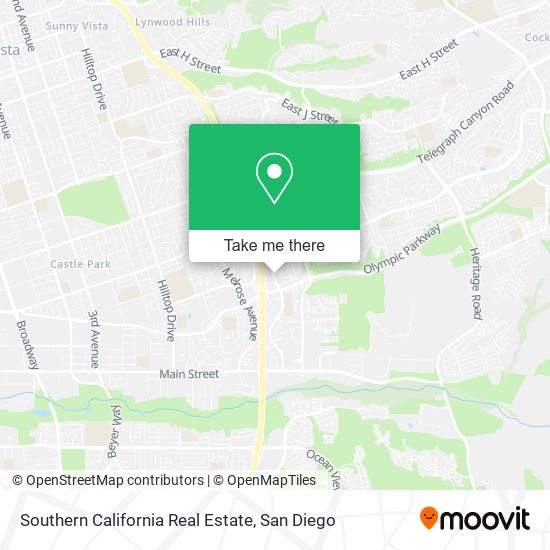 Southern California Real Estate map