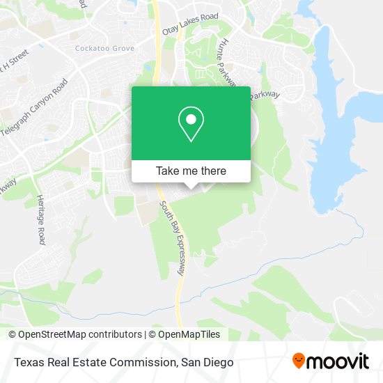 Mapa de Texas Real Estate Commission