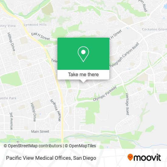 Pacific View Medical Offices map