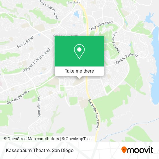Mapa de Kassebaum Theatre