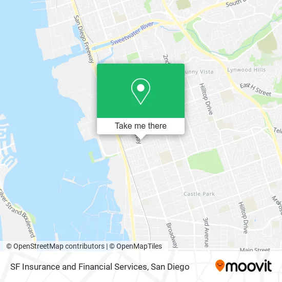 Mapa de SF Insurance and Financial Services
