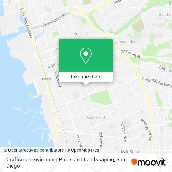 Craftsman Swimming Pools and Landscaping map