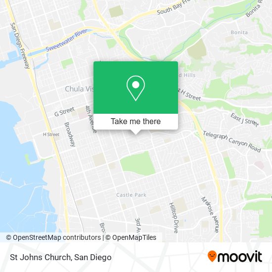 Mapa de St Johns Church