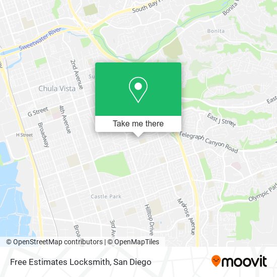 Free Estimates Locksmith map