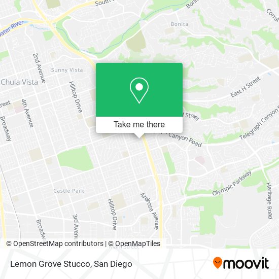 Lemon Grove Stucco map