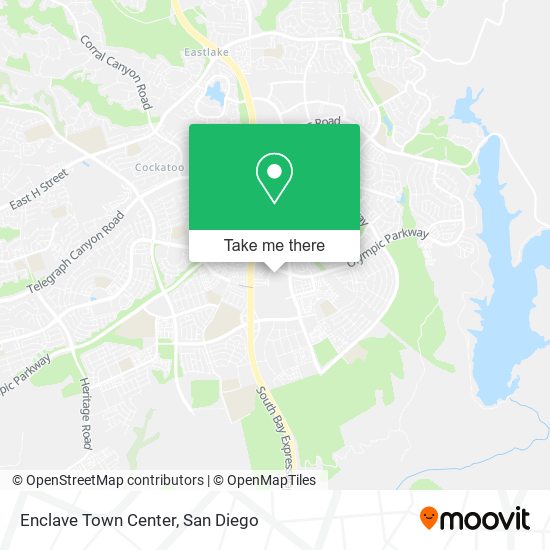 Enclave Town Center map