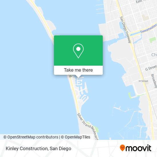 Kinley Construction map