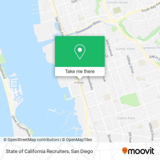 Mapa de State of California Recruiters