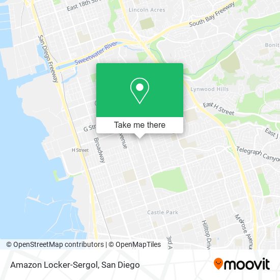 Amazon Locker-Sergol map