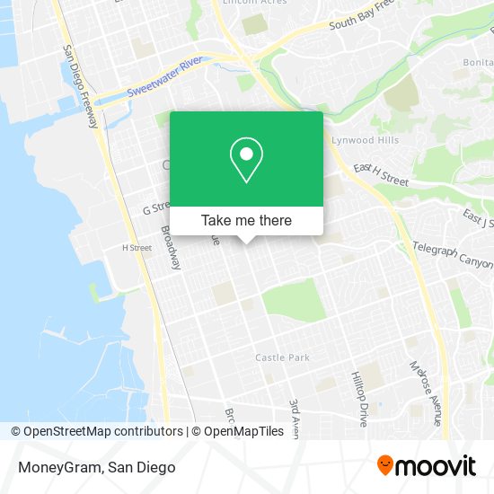 MoneyGram map