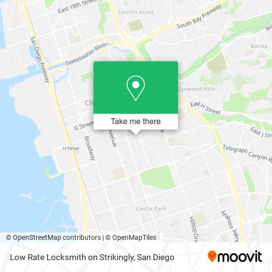 Low Rate Locksmith on Strikingly map