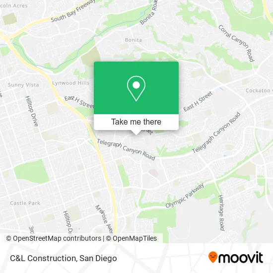 C&L Construction map
