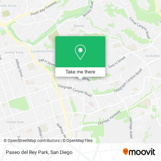 Mapa de Paseo del Rey Park