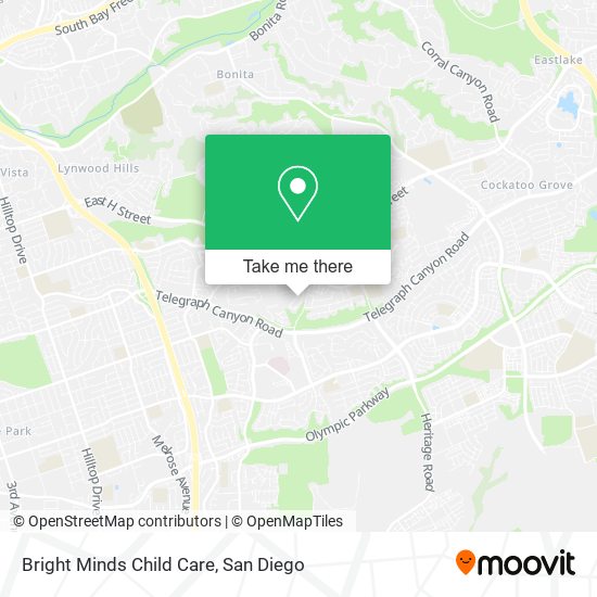 Mapa de Bright Minds Child Care