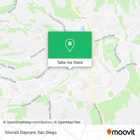 Gloria's Daycare map