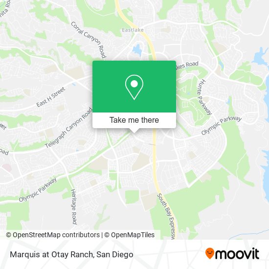 Marquis at Otay Ranch map