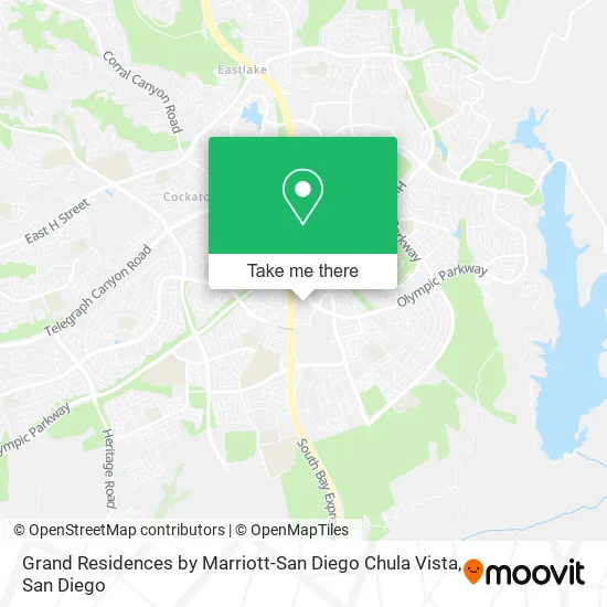Grand Residences by Marriott-San Diego Chula Vista map