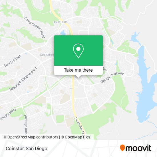 Coinstar map