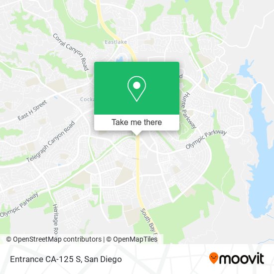 Mapa de Entrance CA-125 S