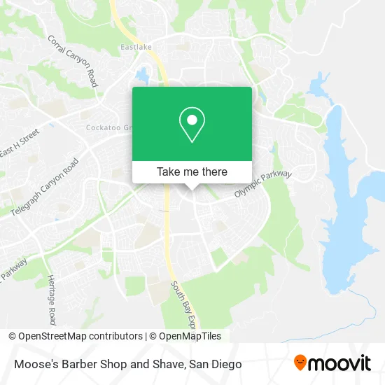 Moose's Barber Shop and Shave map