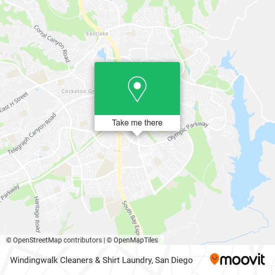 Windingwalk Cleaners & Shirt Laundry map