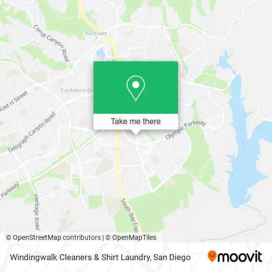 Windingwalk Cleaners & Shirt Laundry map