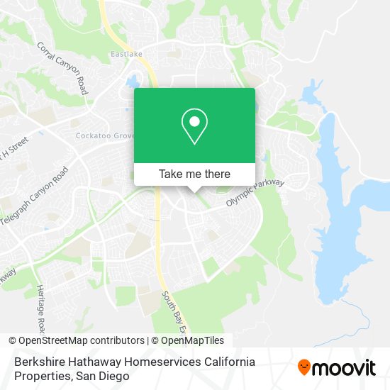 Berkshire Hathaway Homeservices California Properties map