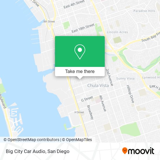 Mapa de Big City Car Audio