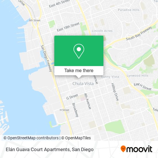 Elán Guava Court Apartments map